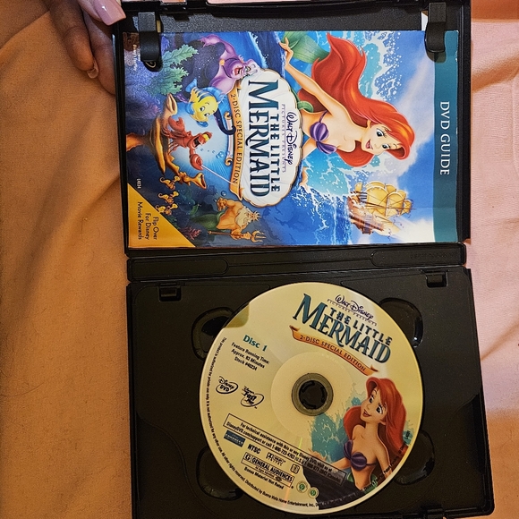 THE LITTLE MERMAID DVD, Walt Disney movie - Picture 3 of 3